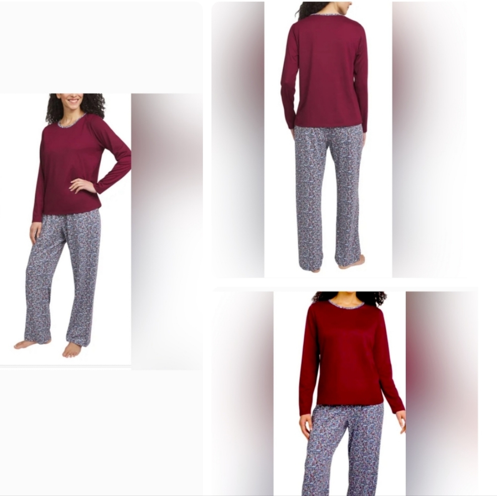 LANDS END WOMEN'S 2PC PAJAMA SET - Picture 4 of 8